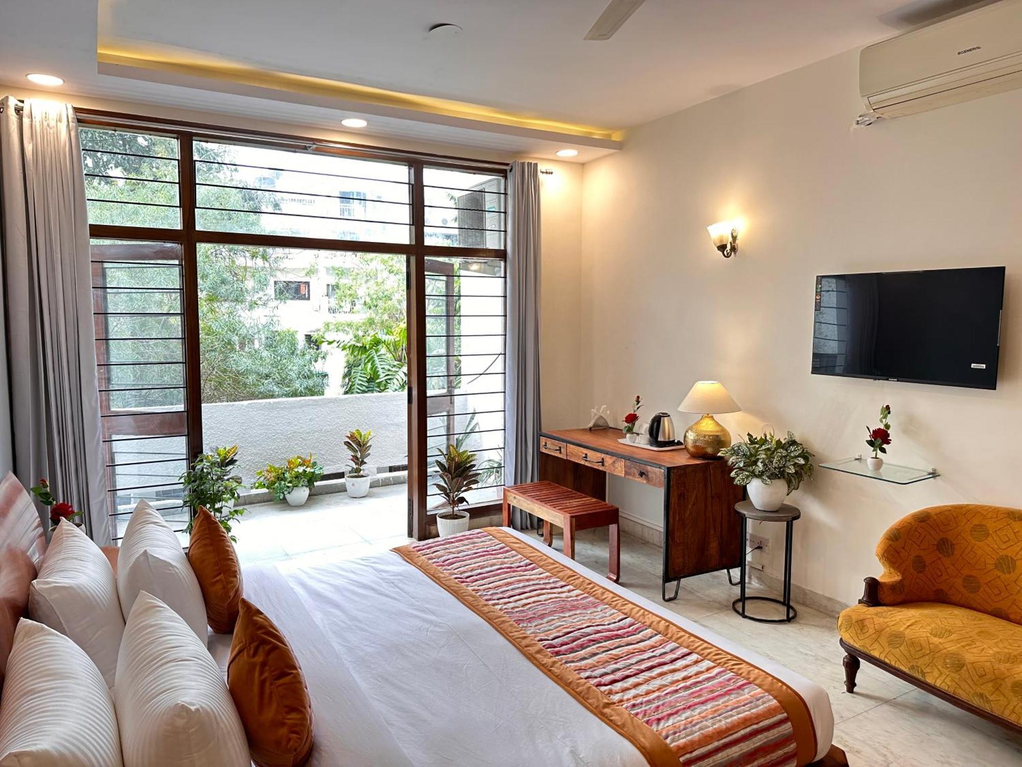 Hotel Grove Residency Hauz Khas New Delhi Couple Friendly Esterno foto